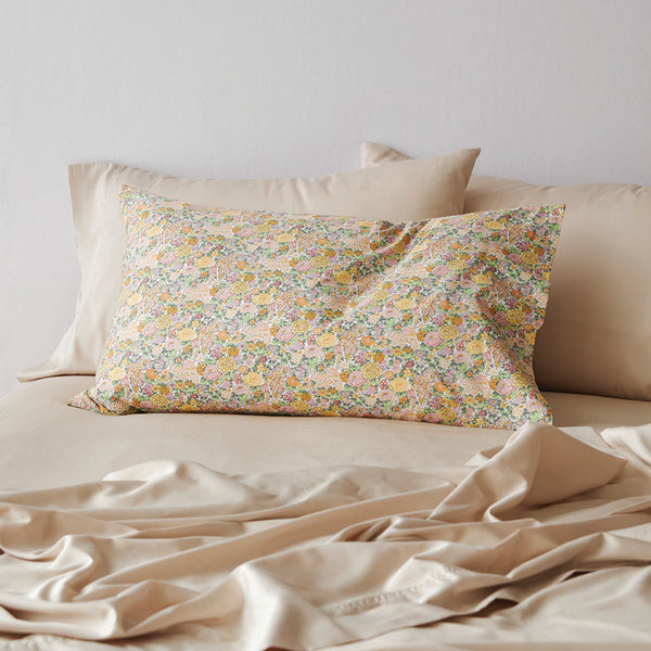 Elysian Day Standard Pillowcase each - made with Liberty fabric