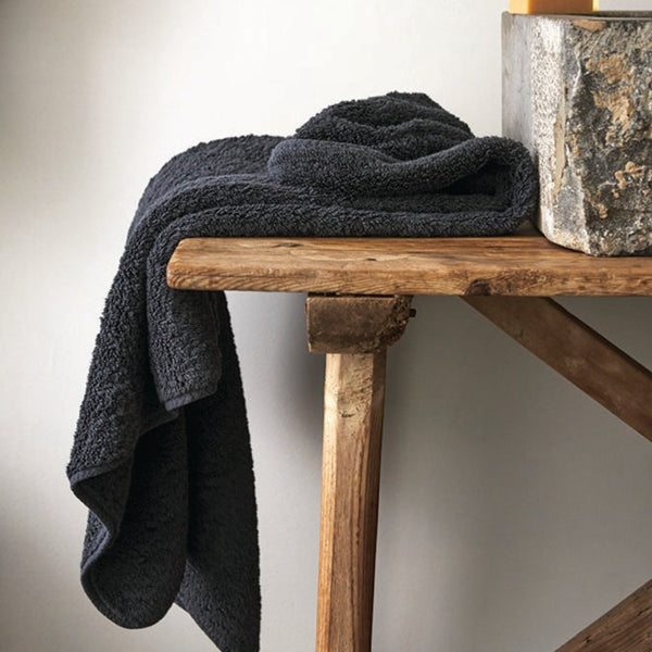 Super Pile Cotton Towel - Coal